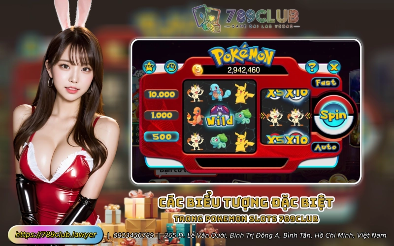 Cac bieu tuong dac biet trong Pokemon Slots 789Club